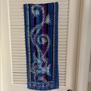 Elegant Blue and Purple Scarf